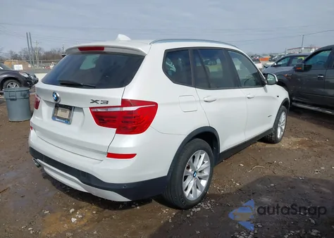 2015 BMW X3 xDrive28I из США, поврежденный, VIN 5UXWX9C56F0D54004